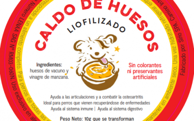 Caldito de huesos liofilizado